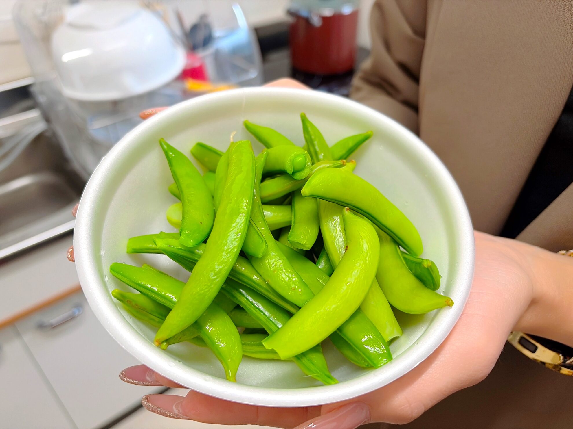 春の味覚をいただきました🫛